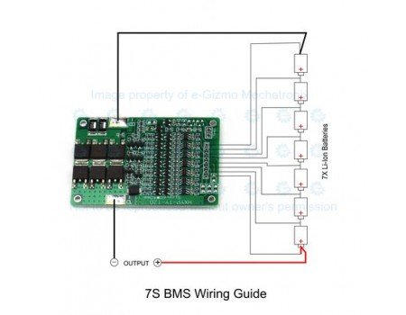 7S 15A 29.4V Liithium Ion BMS Protection Board HXYP-TY-T20 7S 15A 29.4V Liithium Ion BMS Protection Board HXYP-TY-T20