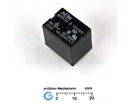 Song Chuan 12V 10A SPDT Relay UL CSA CQC Approved 801H-1C-S-12V Song Chuan 12V 10A SPDT Relay UL CSA CQC Approved 801H-1C-S-12V