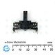 Panasonic Dual Slide Potentiometer 20KB 673 Open Frame Center Tap Panasonic Dual Slide Potentiometer 20KB 673 Open Frame Center Tap