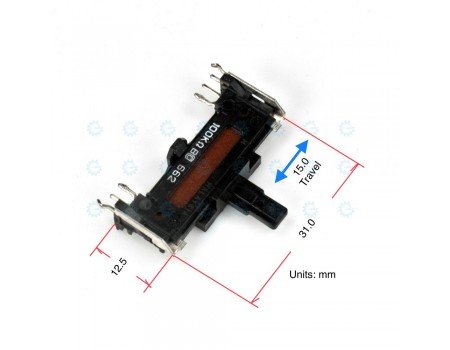 Panasonic Dual Slide Potentiometer 100KB x2 662 651 Open Frame Center Detent Panasonic Dual Slide Potentiometer 100KB x2 662 651 Open Frame Center Detent