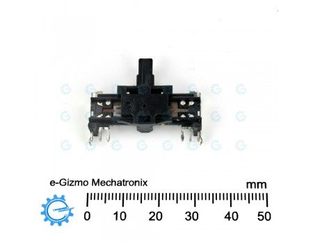 Panasonic Dual Slide Potentiometer 100KB x2 662 651 Open Frame Center Detent Panasonic Dual Slide Potentiometer 100KB x2 662 651 Open Frame Center Detent