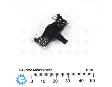 Panasonic Dual Slide Potentiometer 100KB x2 662 651 Open Frame Center Detent Panasonic Dual Slide Potentiometer 100KB x2 662 651 Open Frame Center Detent