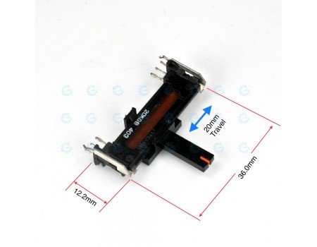 Panasonic Single Slide Potentiometer 20KB x1 403 Open Frame Panasonic Single Slide Potentiometer 20KB x1 403 Open Frame