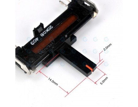 Panasonic Single Slide Potentiometer 20KB x1 403 Open Frame Panasonic Single Slide Potentiometer 20KB x1 403 Open Frame