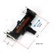 Panasonic Dual Slide Potentiometer 100KG x2 562 Open Frame Center Detent Panasonic Dual Slide Potentiometer 100KG x2 562 Open Frame Center Detent