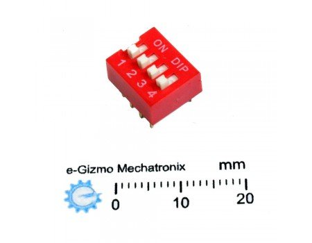 DIP Switch 4-Pole 8-Pins DIP Switch 4-Pole 8-Pins