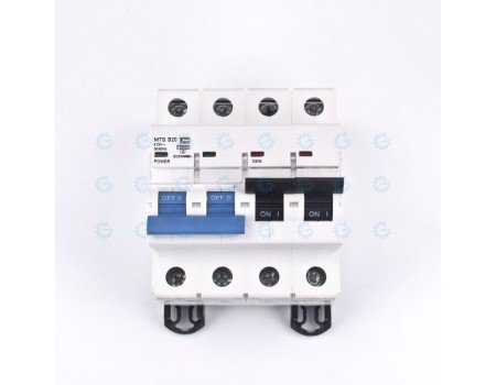 Terasaki MTS B20 Manual Transfer Switch Circuit Breaker 20A 2-Pole DIN Rail Terasaki MTS B20 Manual Transfer Switch Circuit Breaker 20A 2-Pole DIN Rail